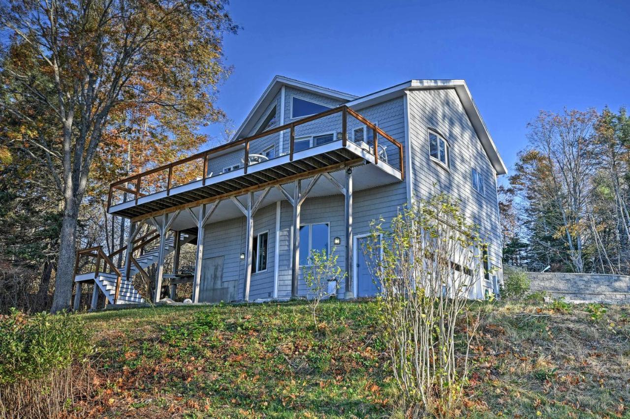 Oceanfront Sullivan Cottage On 6 Acres With Kayak! Exteriör bild