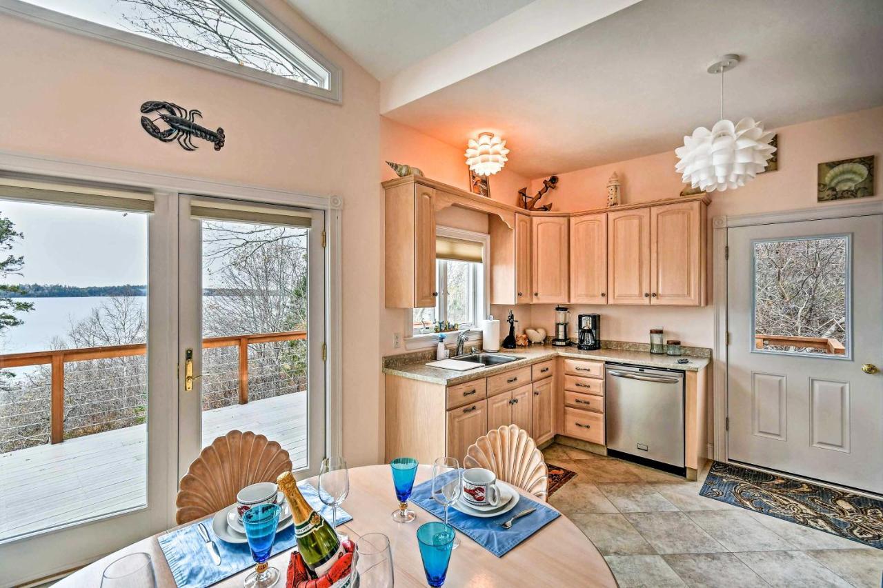 Oceanfront Sullivan Cottage On 6 Acres With Kayak! Exteriör bild